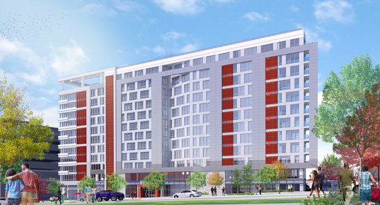 Rendering of the proposed development
