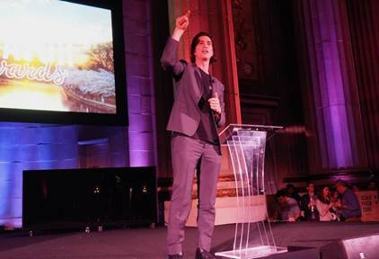 Bisnow: Jon Banister WeWork CEO Adam Neumann at the Creator Awards launch in DC 