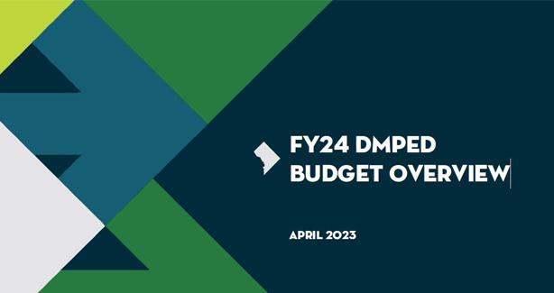 Image of FY24 DMPED Budget Overview