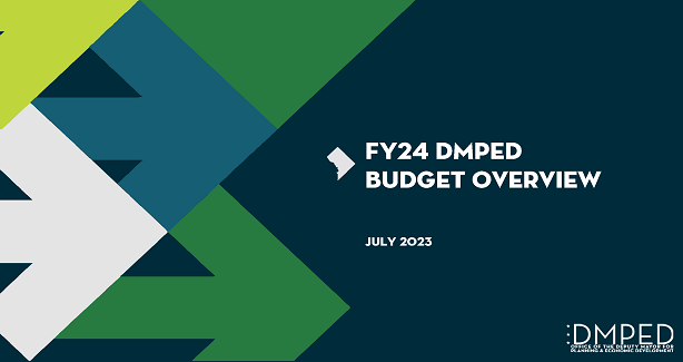 FY24 DMPED Master Budget Deck Image