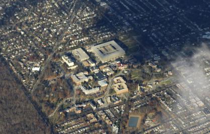 Walter Reed Army Medical Center seen from Air Force One Walter Reed Army Medical Center seen from Air Force One