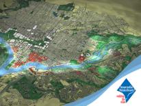 Anacostia Waterfront Initiative aerial view photo 