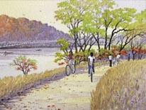 Illustration of the Anacostia Riverwalk